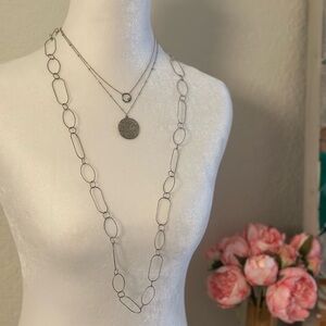 Silpada Silver Layering Chain Necklaces Bundle